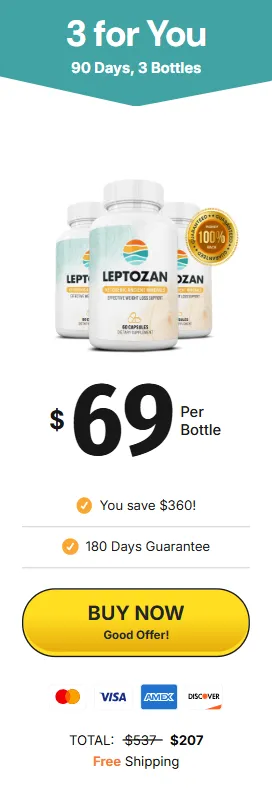 Leptozan 3 bottle